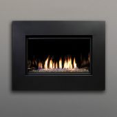 Kingsman ZCVRB3622 36-Inch Zero Clearance Clean View Linear Direct Vent Gas Fireplace with Fire Glass