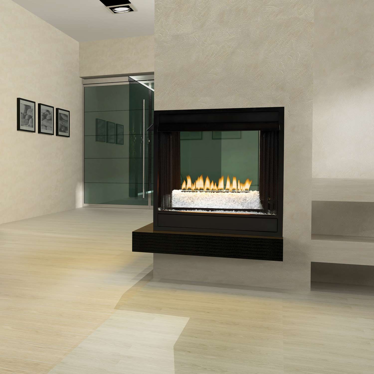 White Mountain Hearth VFxU Loft Series Ventless Double Sided
