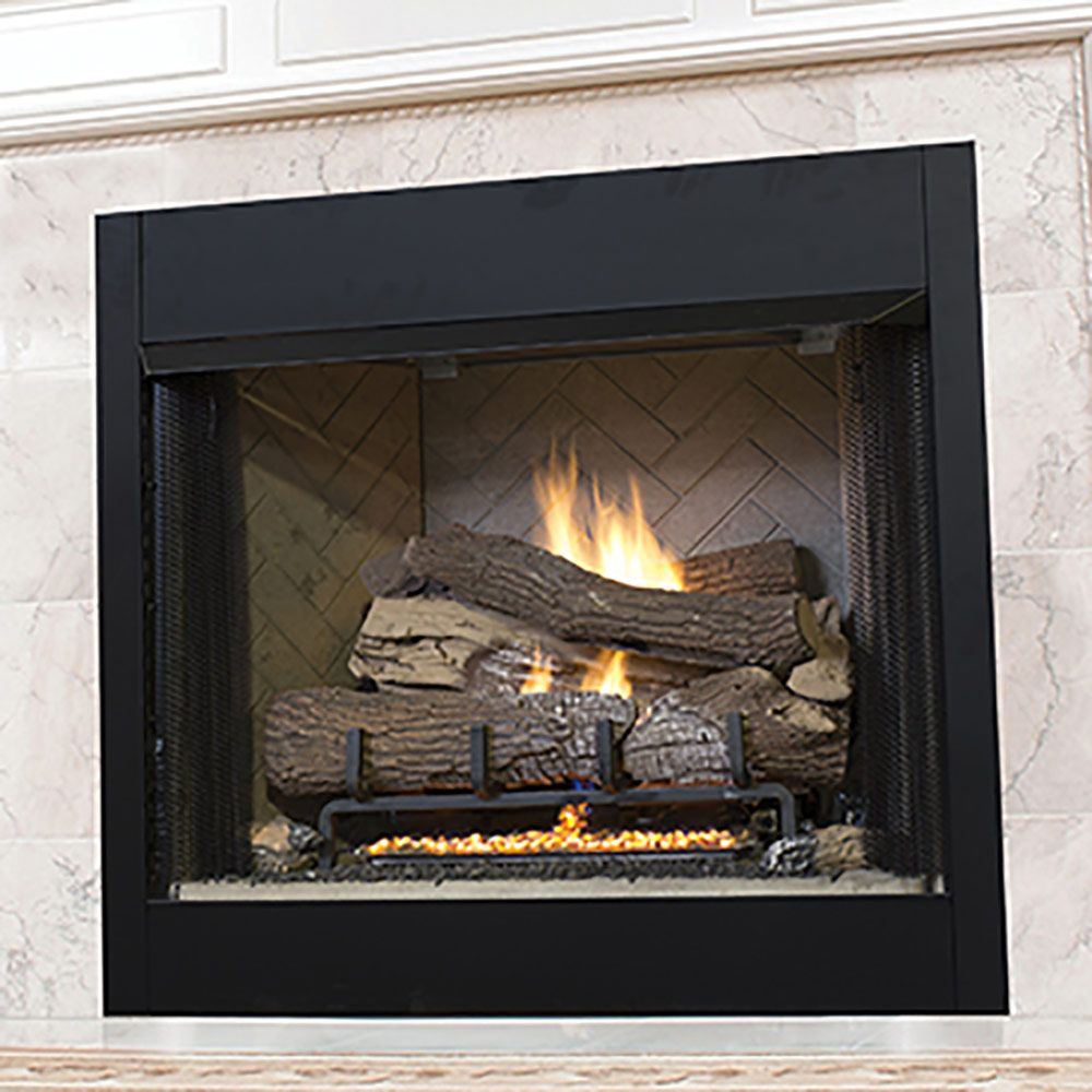 Superior VRT3542 42-Inch Firebox with Vent-Free Gas Log Set