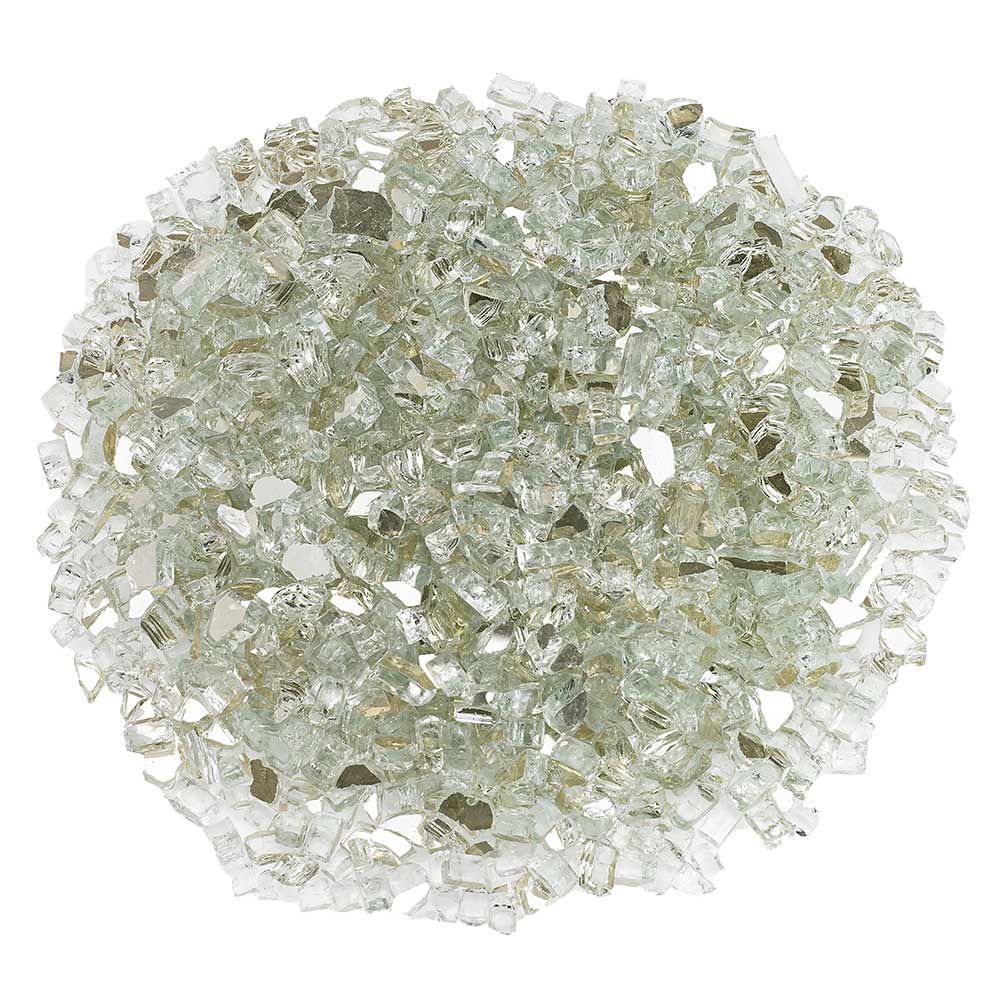 Fire Glass Crystal Beads Rocks for Fire Pits - 1 Diamonds
