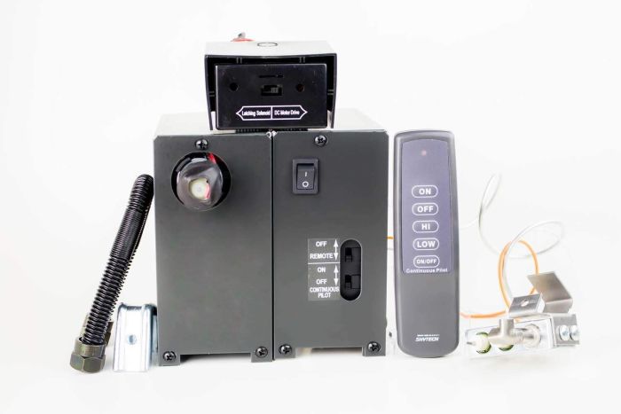 Skytech AFVK-SP-MH/L-SPLIT Manual Hi/Lo Split Spark to Pilot Gas Valve Kit with On/Off/Hi/Lo Remote