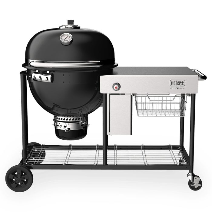 Turbulentie thuis reputatie Weber Summit Kamado S6 Freestanding Charcoal Grill Center with Gas  Ignition, 24-Inch (WEB-18501101)