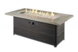 The Outdoor GreatRoom Company CR-1242-K Cedar Ridge Gas Fire Pit Table, Rectangular, 32x61-Inches