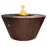 TOP Fires by The Outdoor Plus Martillo 48-Inch Round Copper Gas Fire Pit
