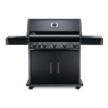 Napoleon RXT625SIBK Rogue XT 625 Black Gas Grill on Cart with Infrared Side Burner, 34.75-Inches