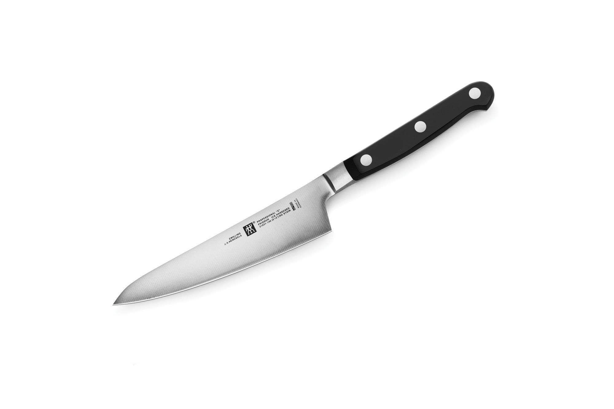 ZWILLING Pro Ultimate Prep Knife, 5.5-inch, Black/Stainless Steel