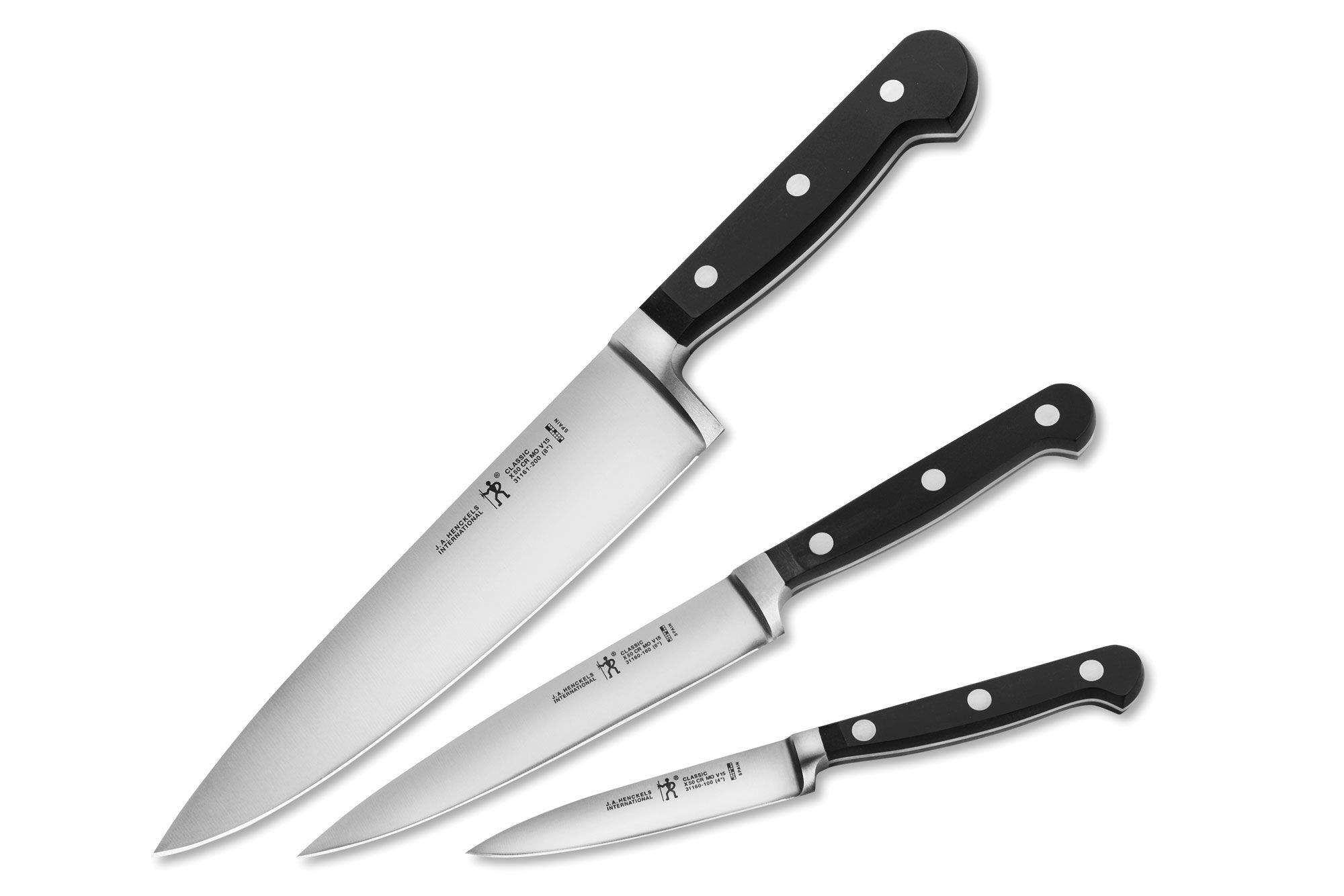 J.A. Henckels International Classic 3-Piece Starter Knife Set