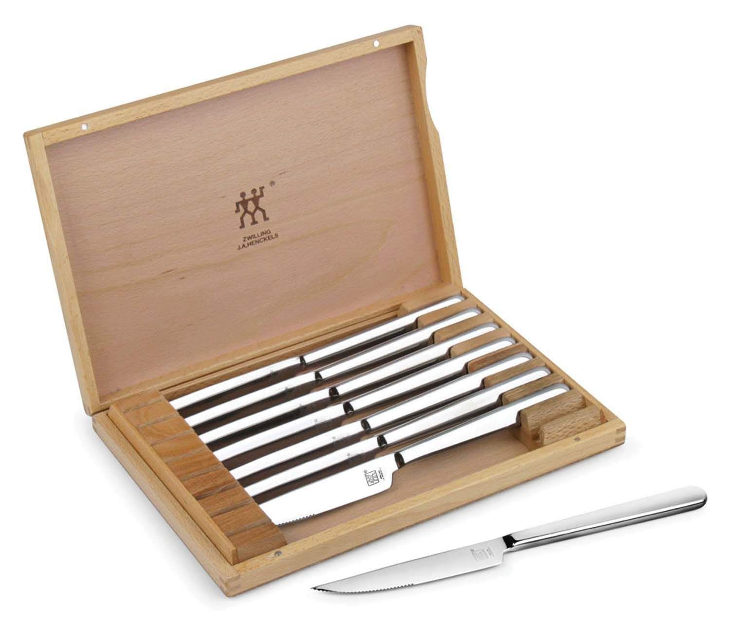 Zwilling J.A. Henckels Stainless Steel 8-Piece Steak Knife Set
