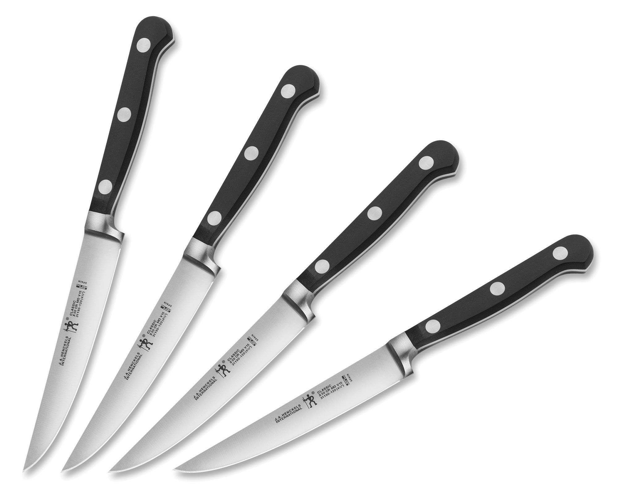 Chef Series 4 Pc Steak Knife Set | Hessler World Wide
