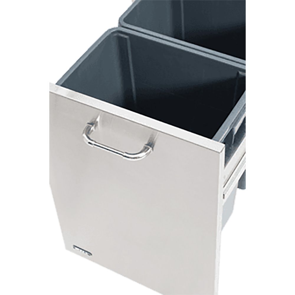Bull BG-56935 Double Pull-Out Trash Drawer, 18.5x27-Inches