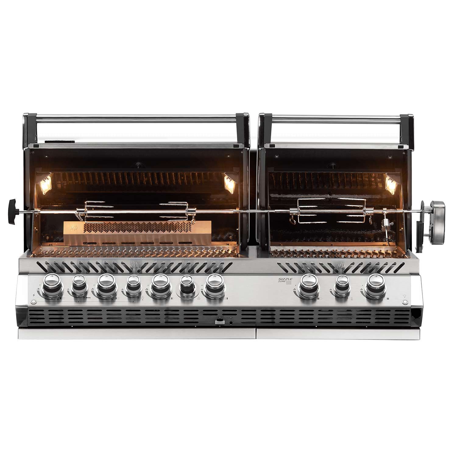 Allergi Poesi mixer Napoleon BIPRO825RBISS-3 Prestige PRO 825 Built-In Gas Grill with Rotisserie