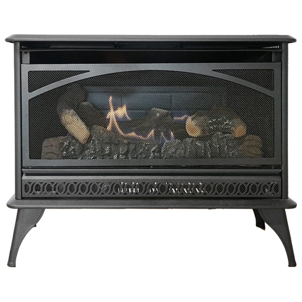 White Mountain Hearth VFD30CC Cast Iron Ventless Gas Stove with
