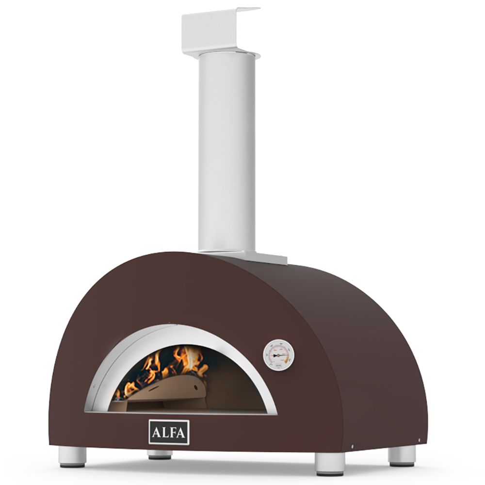 Alfa Nano 23-Inch Outdoor Countertop Wood-Fired Pizza Oven - Copper -  FXMD-S-LRAM : BBQGuys