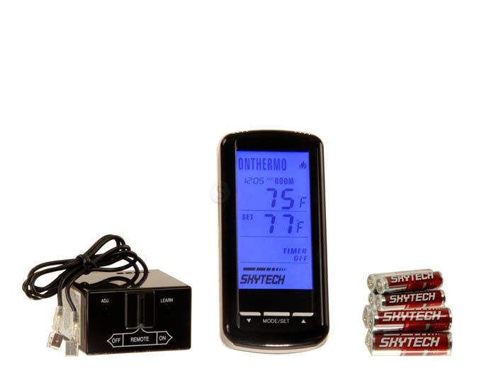 SKY-1410T-LCD-A SkyTech 1410T/LCD Timer Control fireplace-remotes-and-thermostats Black 