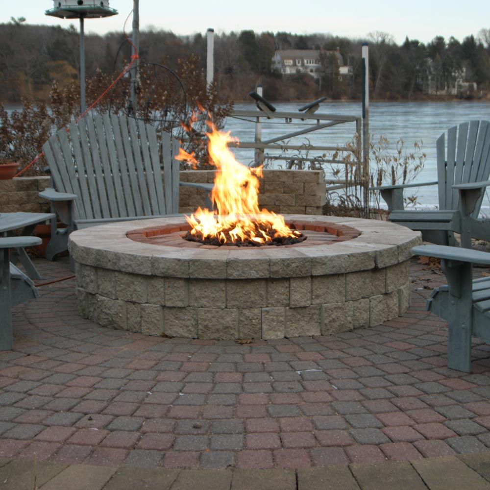 HPC Fire TOR-PENTA25FPPK-FLEX-NG Push Button Flame Sensing Gas Fire Pit ...