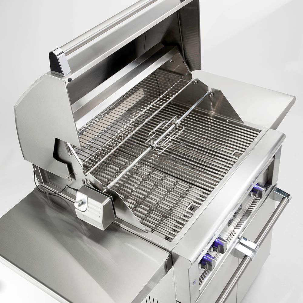 Viking 5 Series Stainless Steel Cart Gas Grill with ProSear Burner &  Rotisserie, 36-Inch (VQGFS536)